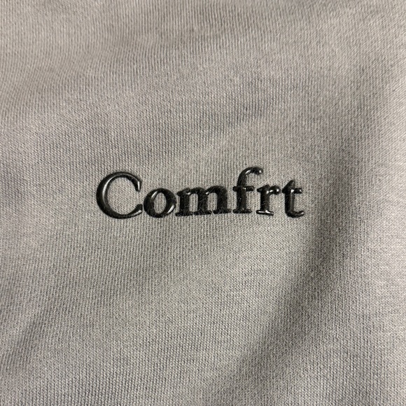 Viral COMFRT Zip Up Hoodie in Wolf Grey M - Picture 2 of 3